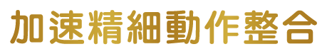 加速精細動作整合