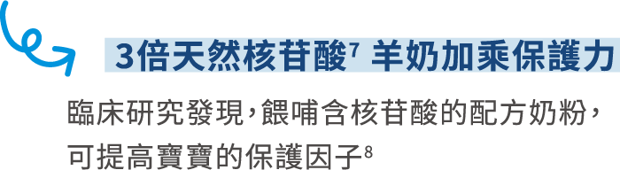 3倍天然核苷酸羊奶加乘保護力