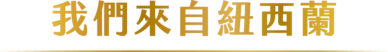 我們來自紐西蘭